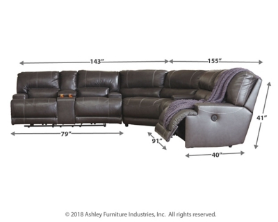 Ashley mccaskill discount wide seat recliner