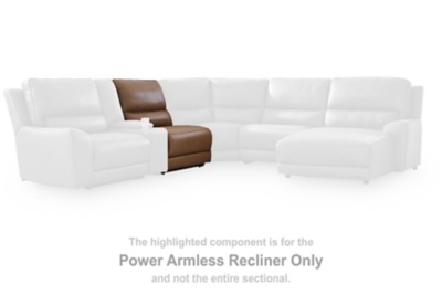 DeepWakes 7-Piece Reclining Sectional with Chaise and Storage Consoles image 1