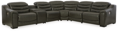 Center Line 6-Piece Power Reclining Sectional, Dark Gray, large