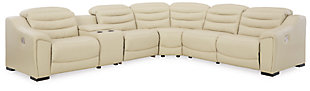 Center Line 6-Piece Power Reclining Sectional, Cream, large