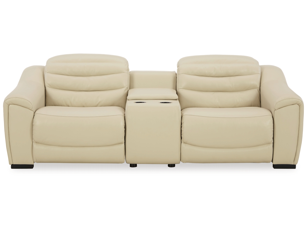 Center Line 3-Piece Dual Power Leather Modular Reclining