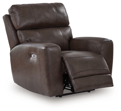 Beadel Dual Power Leather Recliner | Ashley