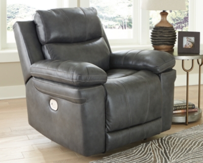 Buncrana Dual Power Leather Recliner