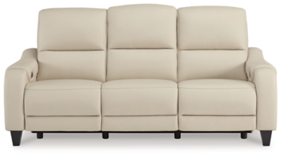 Mosswell Power Reclining Sofa, Almond, large
