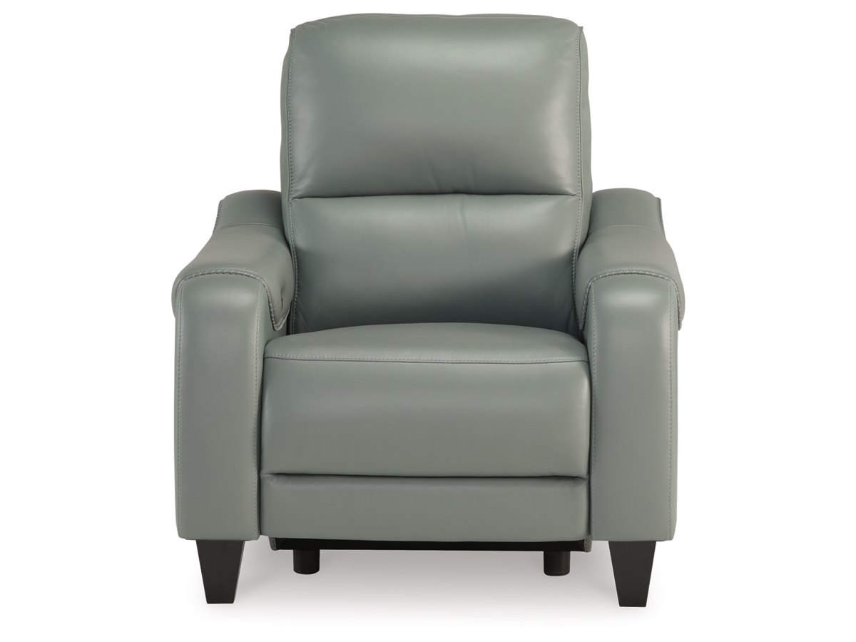 Mosswell Dual Power Leather Recliner | Ashley