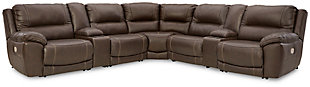 Dunleith 7-Piece Power Reclining Sectional, Chocolate, large