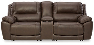 Dunleith 3-Piece Power Reclining Loveseat with Console, , large