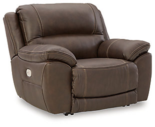 Dunleith Power Recliner, Chocolate, large