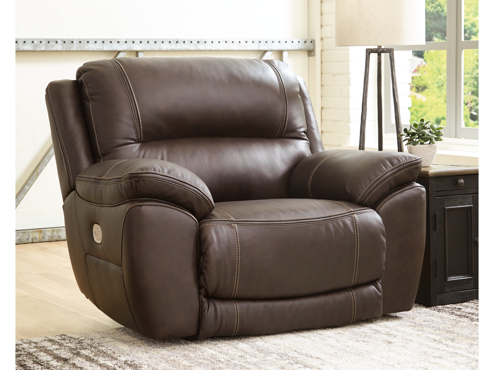 Image 6 of Dunleith Dual Power Leather Reclining Modular Sectional