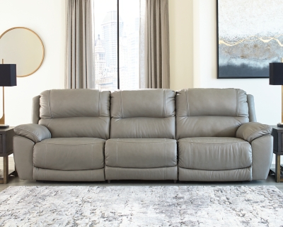 Dunleith 3-Piece Power Reclining Sectional Sofa, Gray, large