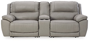 Dunleith 3-Piece Power Reclining Sectional Loveseat with Console, , large