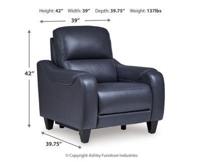 Mercomatic Power Recliner Dimensions