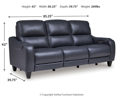 Mercomatic Power Reclining Sofa Dimensions