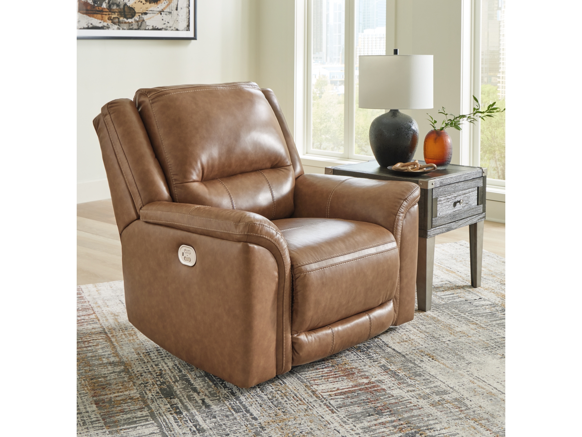 Image 2 of Trasimeno Sofa and Loveseat   Caramel 