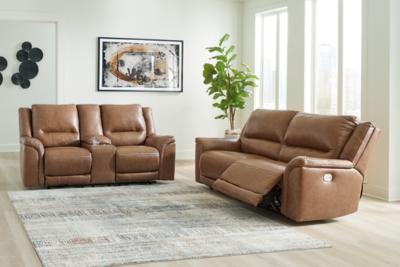 Trasimeno Sofa and Loveseat, Caramel