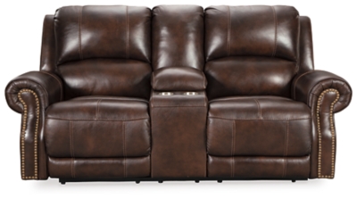 Buncrana Power Reclining Loveseat with Console