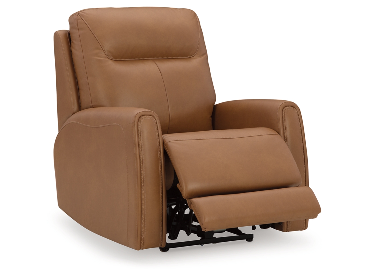 Tryanny Triple Power Leather Recliner | Ashley