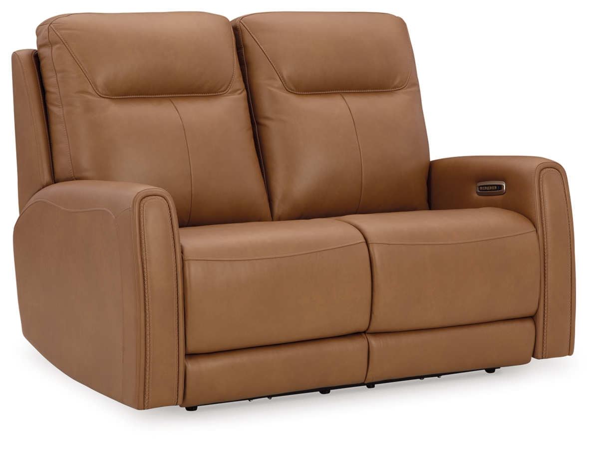 Tryanny Triple Power Leather Reclining Loveseat | Ashley Tryanny Triple Power Leather Reclining Loveseat | Ashley
