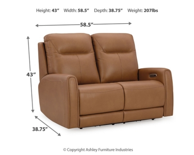 Tryanny Power Reclining Loveseat, , large