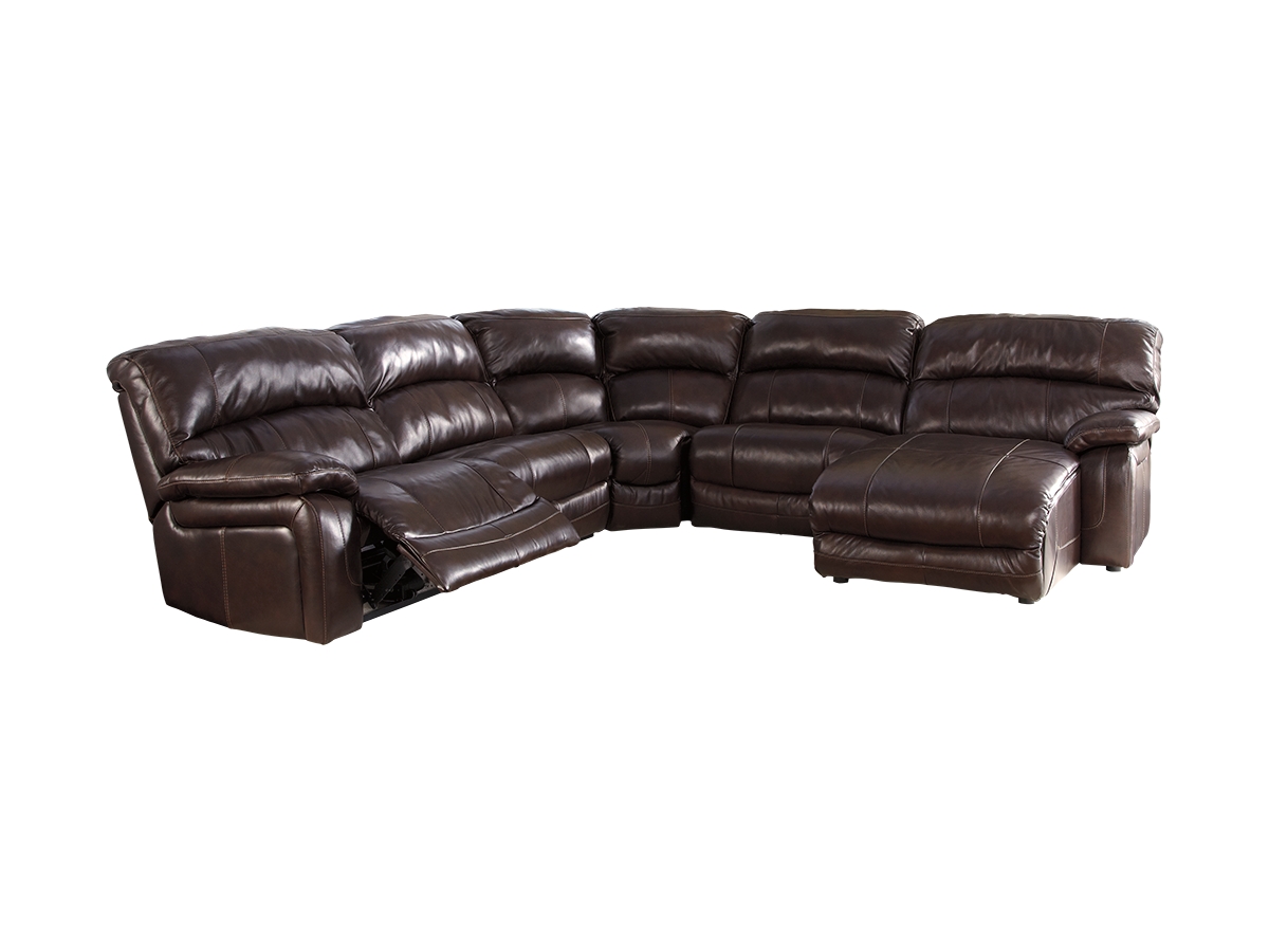 Damacio 5 Piece Reclining Sectional with Chaise and Power Ashley