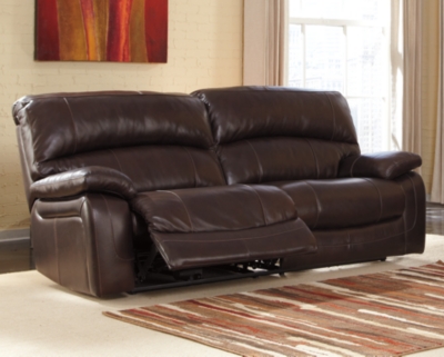 Damacio Power Glider Reclining Loveseat with Console | Ashley Furniture ...