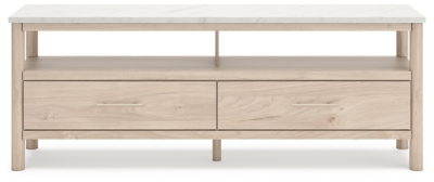 Cadmori 72" TV Stand, Two-tone, large
