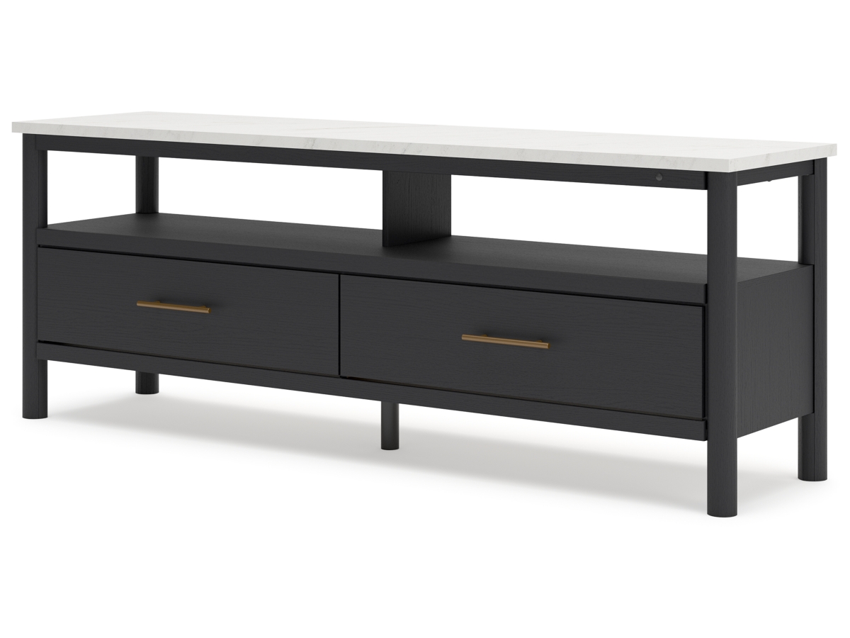 Cadmori TV Stand - Black/White Cadmori TV Stand - Black/White