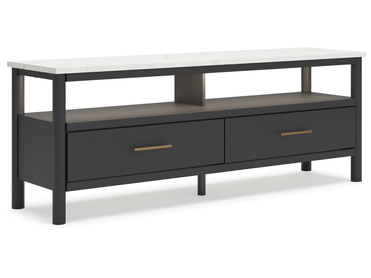 Cadmori TV Stand - Black/White Cadmori TV Stand - Black/White