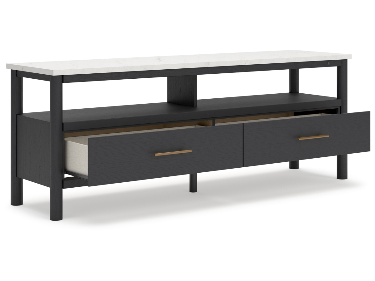 Cadmori TV Stand - Black/White Cadmori TV Stand - Black/White