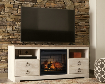 Willowton 64" TV Stand with Electric Fireplace, , rollover