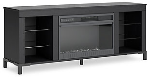 Cayberry 60" TV Stand with Electric Fireplace, , large