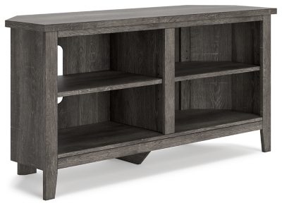 Arlenbry Corner TV Stand, Gray, large