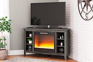 Arlenbry Corner TV Stand with Electric Fireplace, , rollover