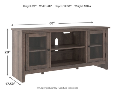 Arlenbry 60" TV Stand, Gray, large
