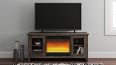 APK-W275-FP Arlenbry 60 TV Stand with Electric Fireplace for M sku APK-W275-FP