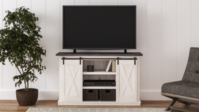 Dorrinson 54" TV Stand, Two-tone, rollover