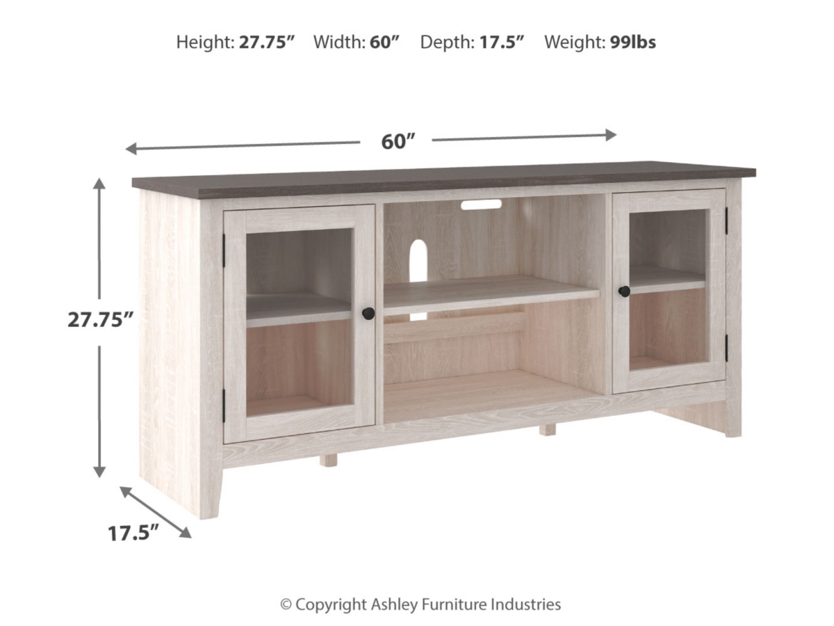 Dorrinson TV Stand - Two-tone