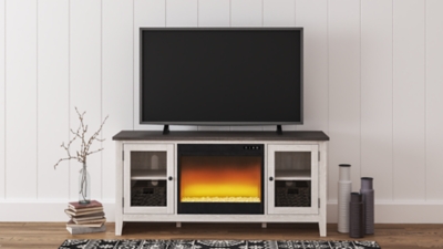 APK-W287-FP Dorrinson 60 TV Stand with Electric Fireplace for  sku APK-W287-FP