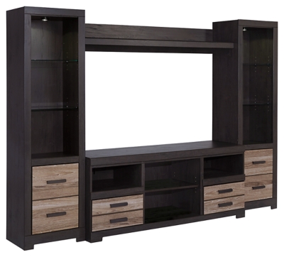 Harlinton 4 Piece Entertainment Center Ashley Furniture Homestore