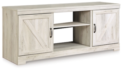 The Bellaby Whitewash 4 Pc. Entertainment Center 63 TV Stand available at  Rose Brothers Furniture serving Wilmington, Jacksonville NC and surrounding  areas.