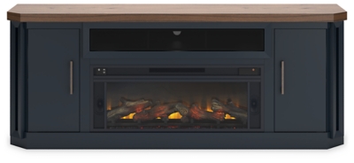 Landocken 83" TV Stand with Electric Fireplace, , large