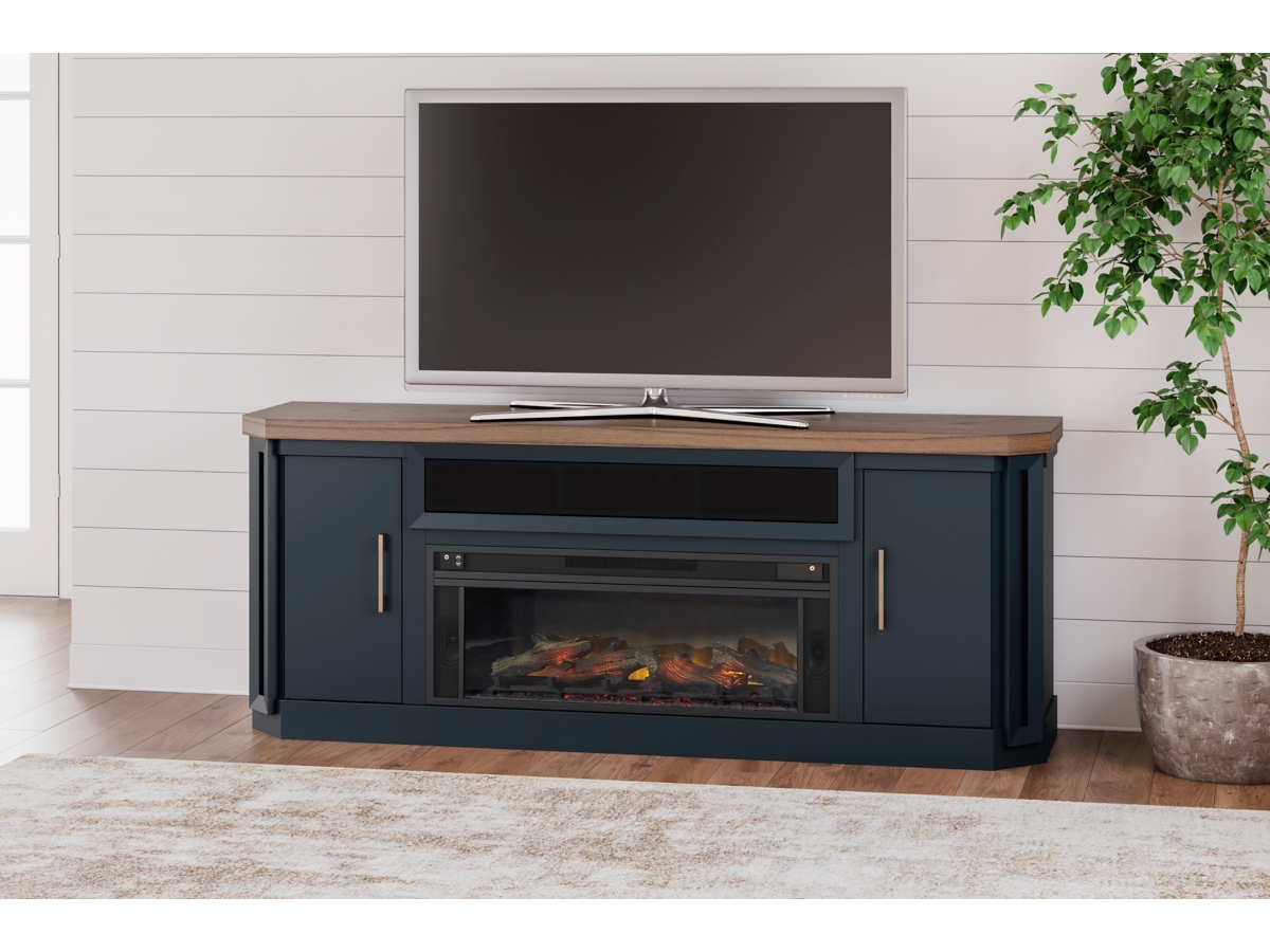 Landocken 83 TV Stand with Electric Fireplace Ashley