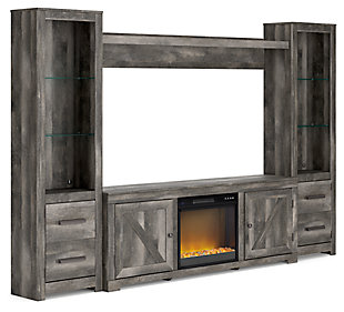 Wynnlow 4-Piece Entertainment Center with Electric Fireplace, , large