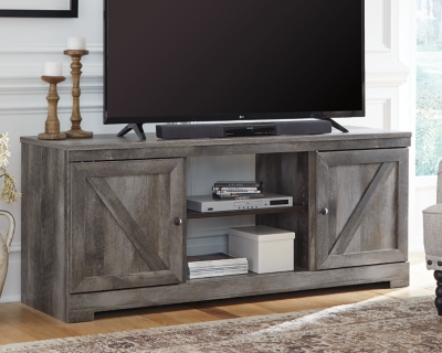 Wynnlow 63" TV Stand, Gray, large