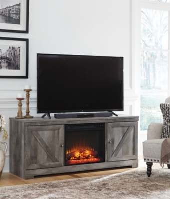 Wynnlow 63" TV Stand with Fireplace