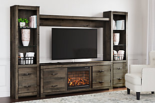 Trinell 4-Piece Entertainment Center with Electric Fireplace, , rollover