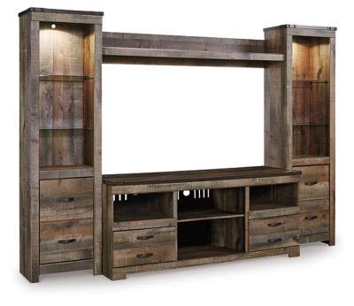 Trinell 4-Piece Entertainment Center with 63'' TV Stand