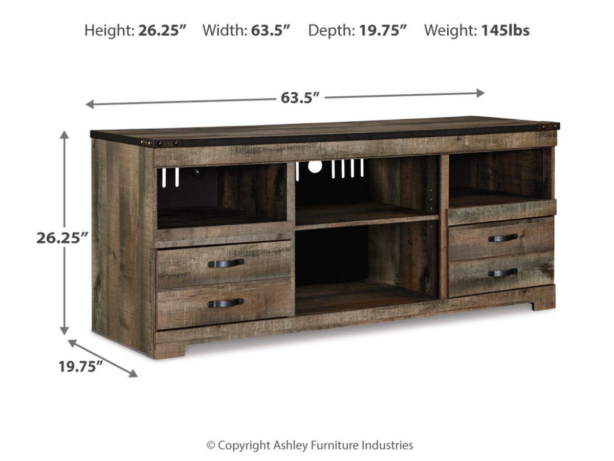 Trinell TV Stand - Brown
