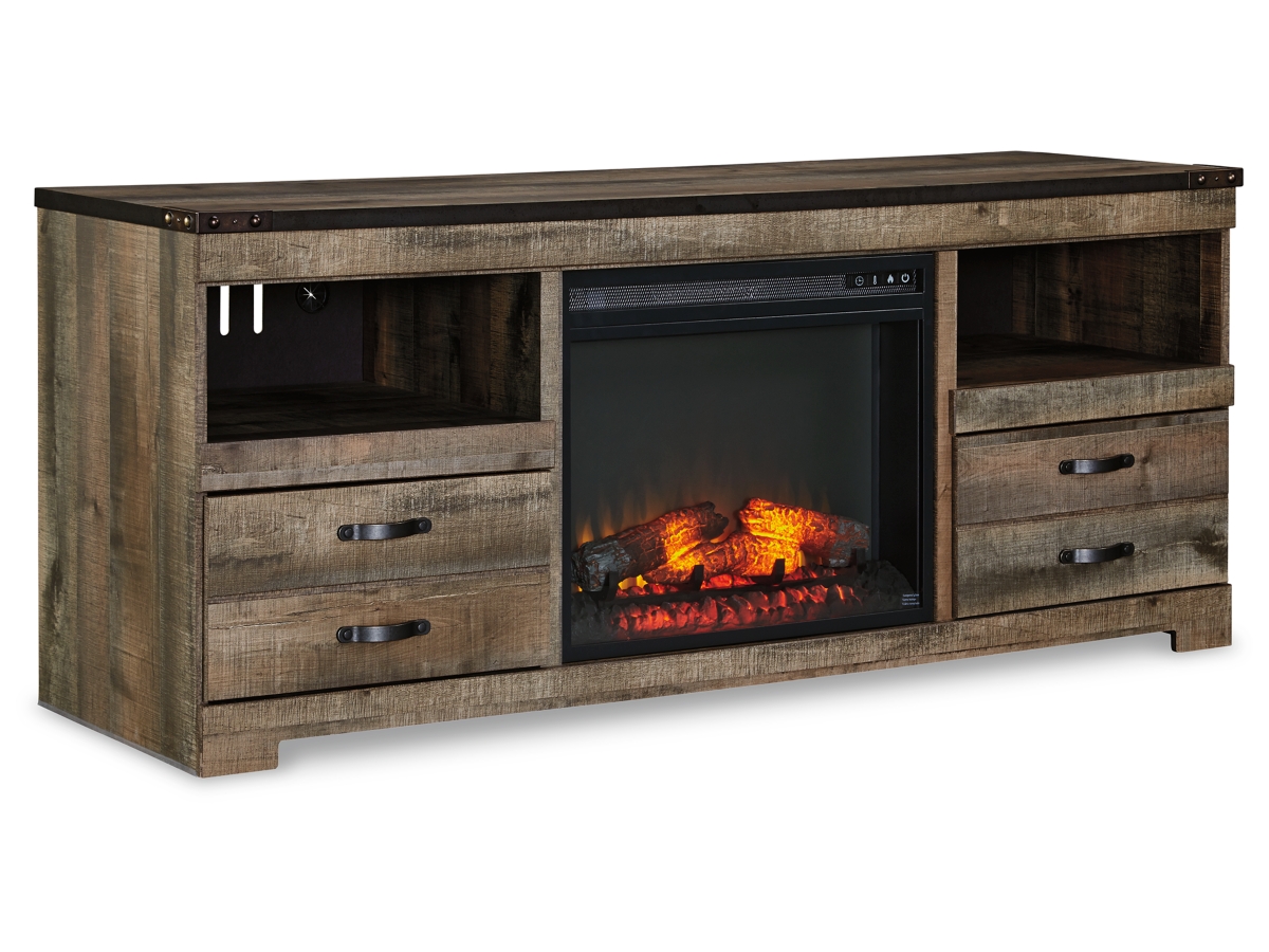 Ashley furniture tv on sale stand fireplace insert