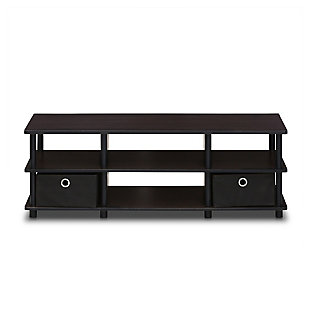 Furinno 42.78" Econ TV Entertainment Center with Storage Bins, , large